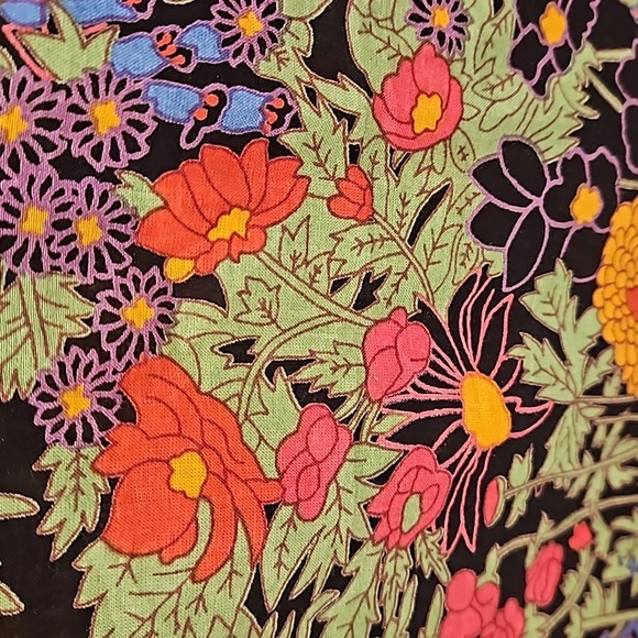 💕MILLE RESORT & TRAVEL ANTHROPOLOGIE💕 Blair Blouse ~ Tie Neck Green Motif XS - Picture 12 of 14